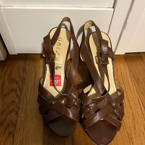 Unisa Cork Wedge Sandals